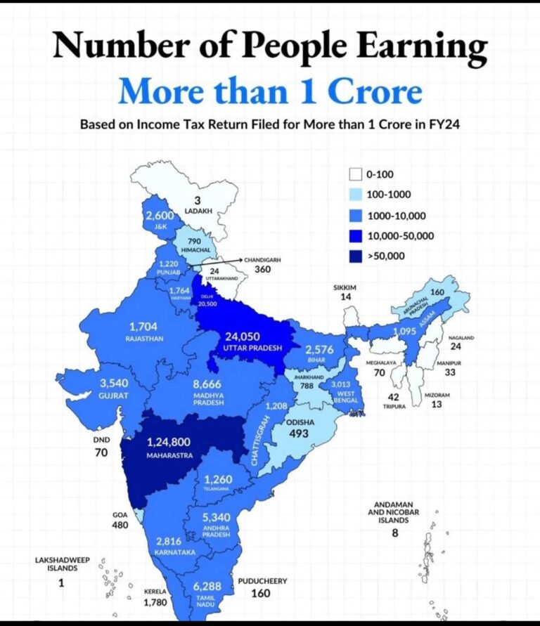 भारतात १ कोटीहून अधिक कमाई करणाऱ्यांची आकडेवारी समोर, पण खरं प्रगतीचे मोजमाप वेगळं!