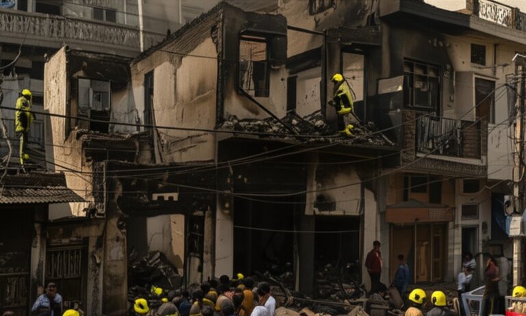 लोहरी गेट आग: तिघे जखमी, सुरक्षा प्रश्नचिन्ह