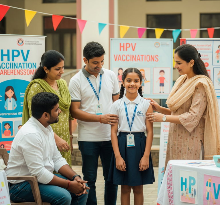 ताई माझी लाडकी 🩺💉 HPV लसीकरण जनजागृती